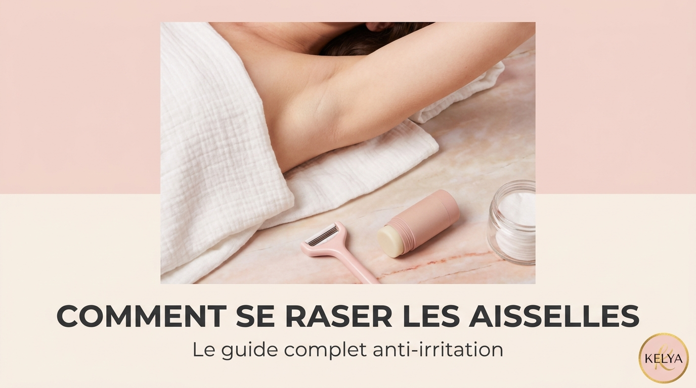 Comment se raser les aisselles — guide complet anti-irritation Kelya®