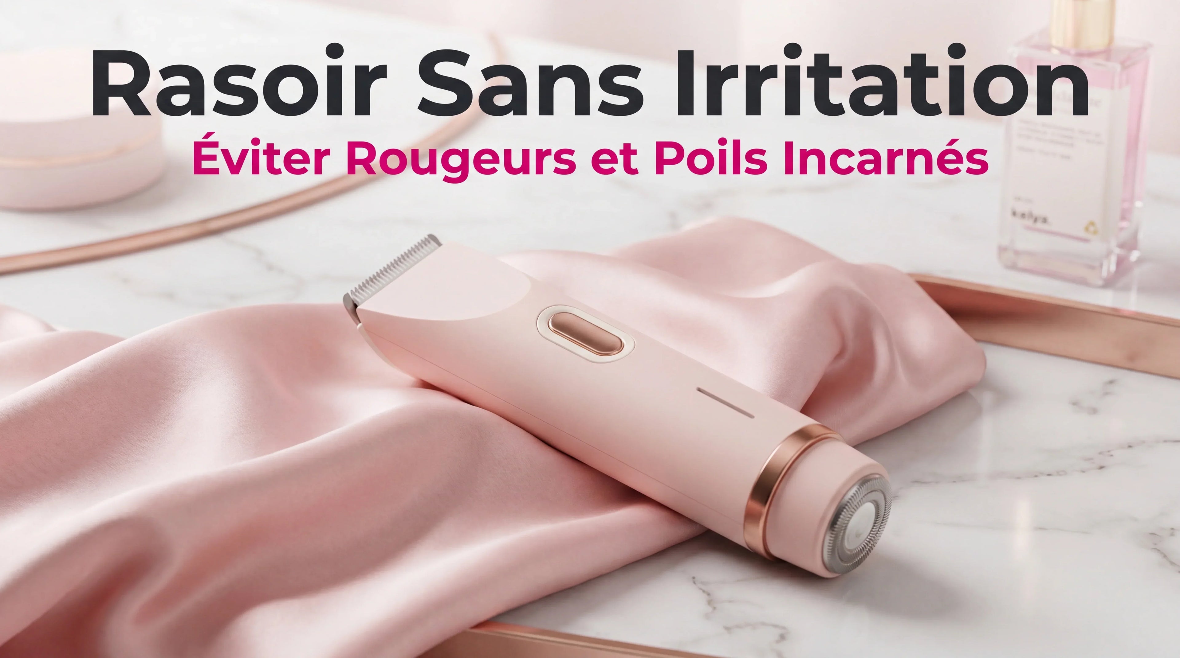 Rasoir sans irritation Kelya — éviter rougeurs et poils incarnés Image