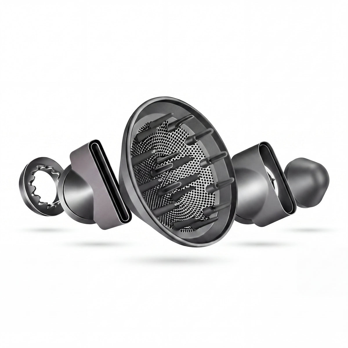 Pack 5 embouts AirPro™ — accessoires officiels Kelya® pour sèche-cheveux